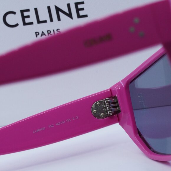FINAL PRICE NEW CELINE CL40195I 75C PINK SILVER SUNGLASSES - Picture 6 of 11